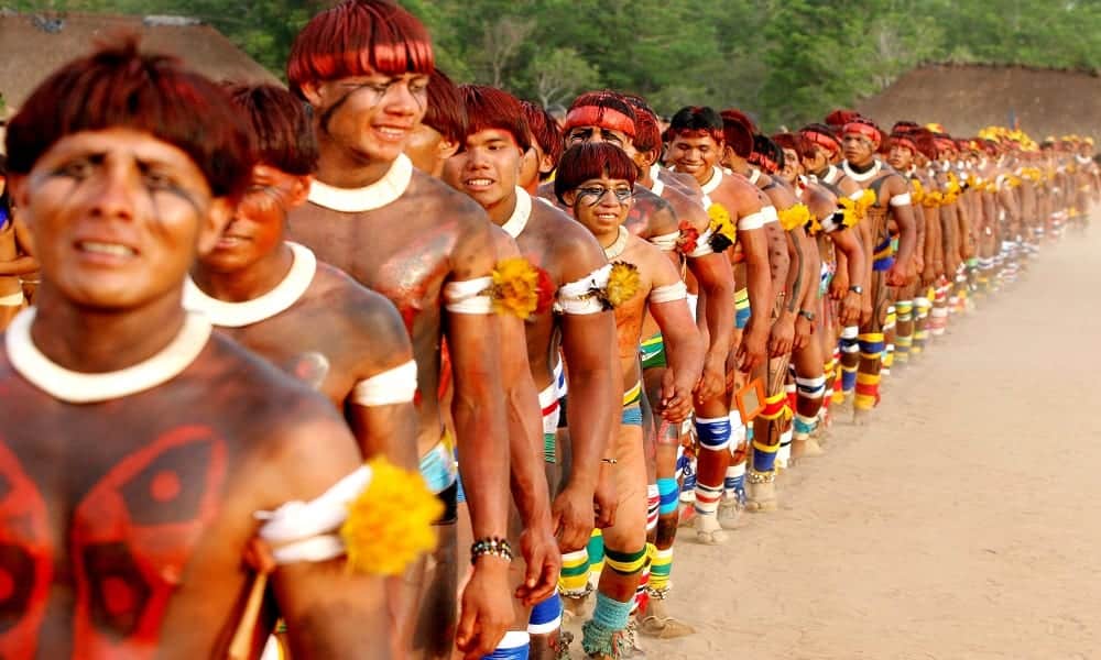 A Cultura Tupi-guarani sofreu forte impacto no convívio com o colonizador