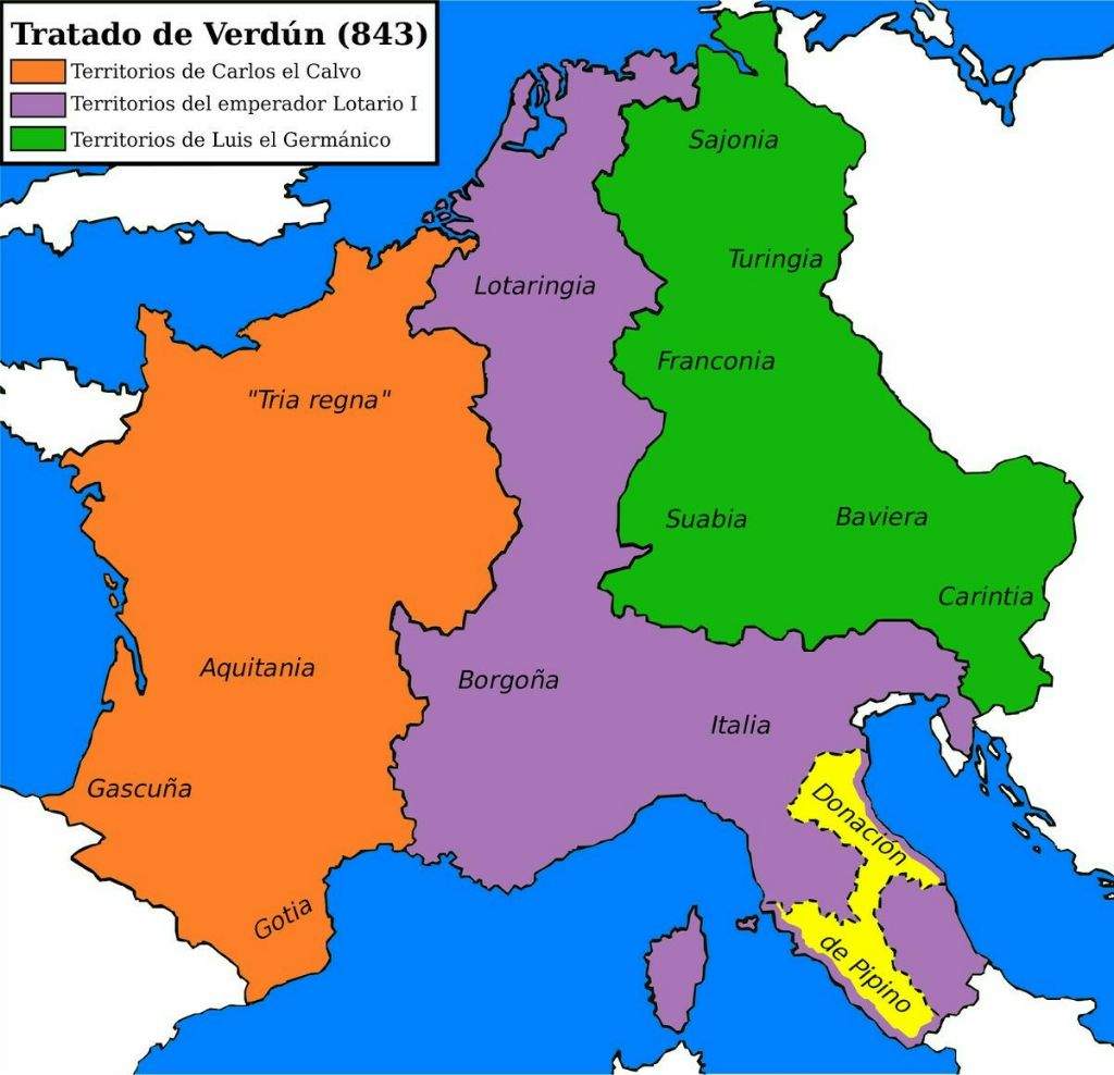 Saiba o que Tratado de Verdun e as consequências para a Europa
