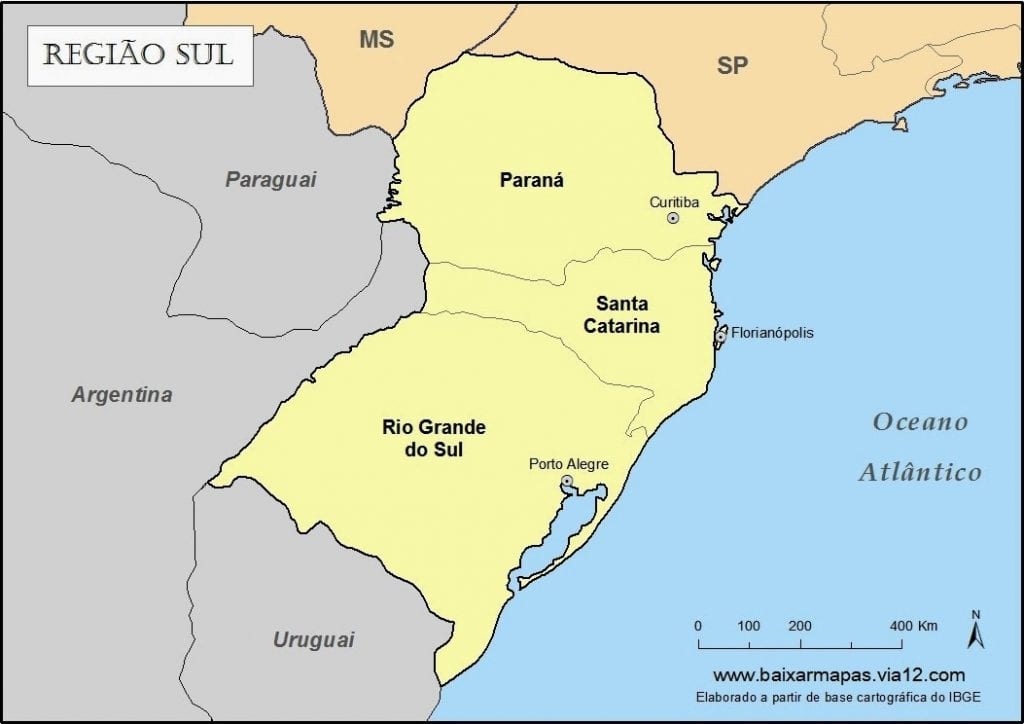 Regiões no Brasil - Divisões, população e características
