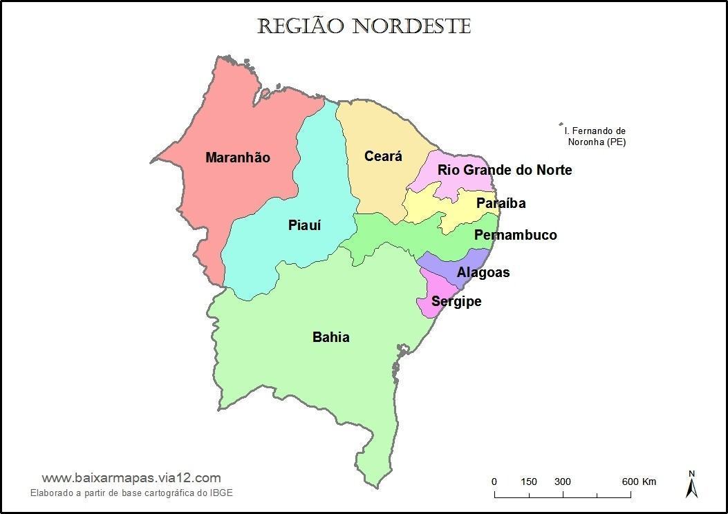 Região Nordeste - sub-regiões, economia e estados da região