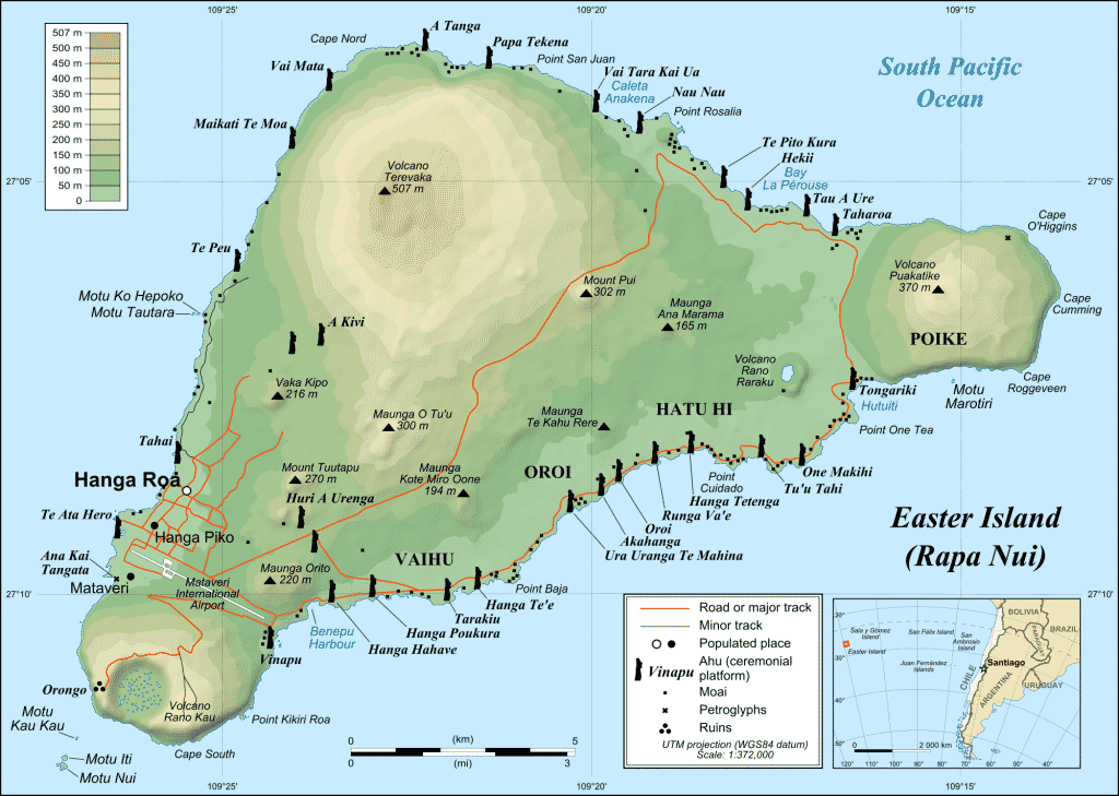 Rapa Nui e a ilha de Páscoa