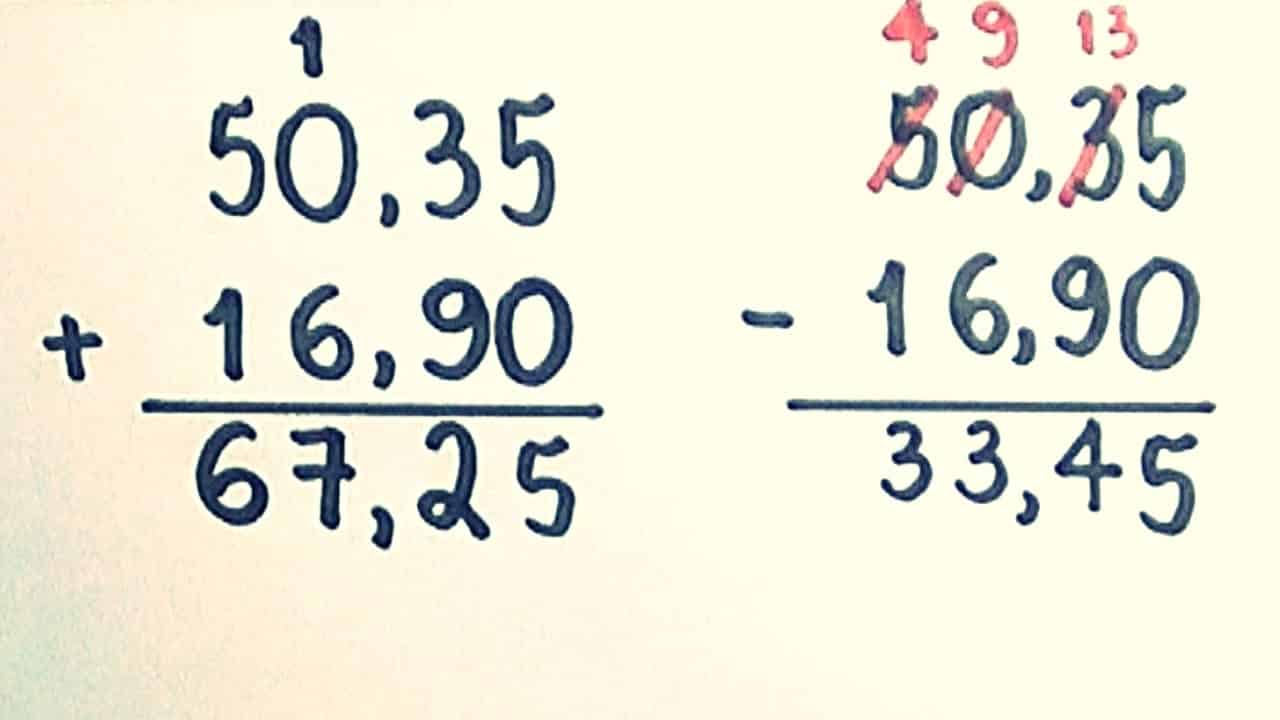 Números Decimais - O que são, operações matemáticas e como identificar