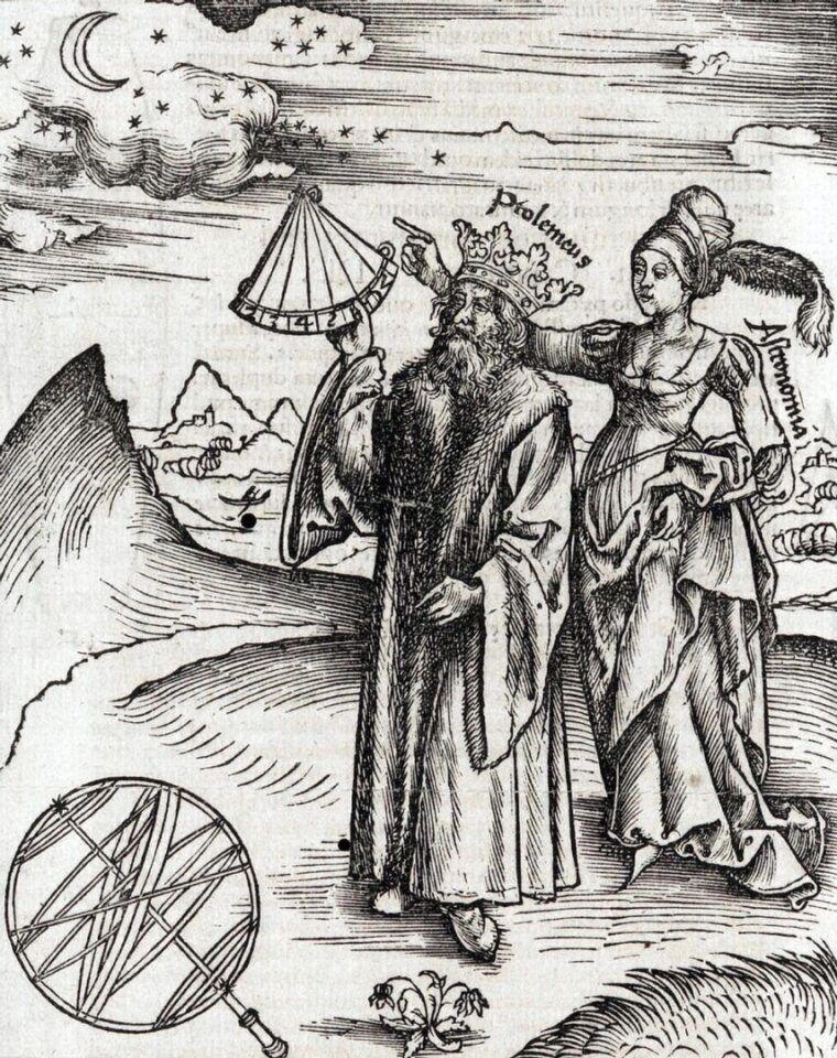 Ptolemeu – Almagesto (que significa O grande tratado), um
