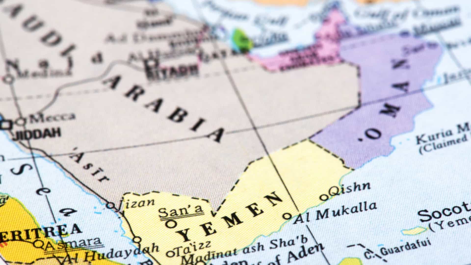 mapa arábia