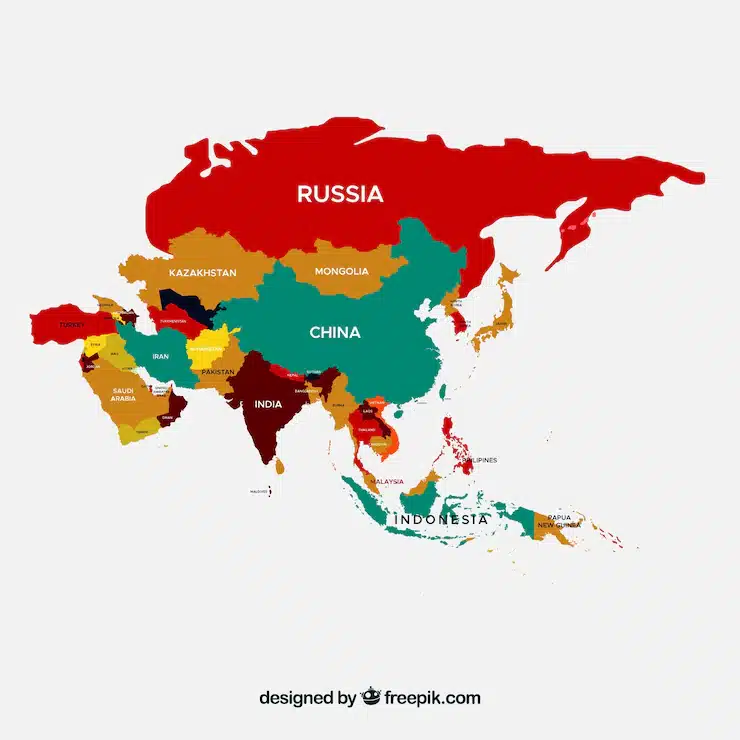 Mapa-múndi: completo com países, continentes e oceanos